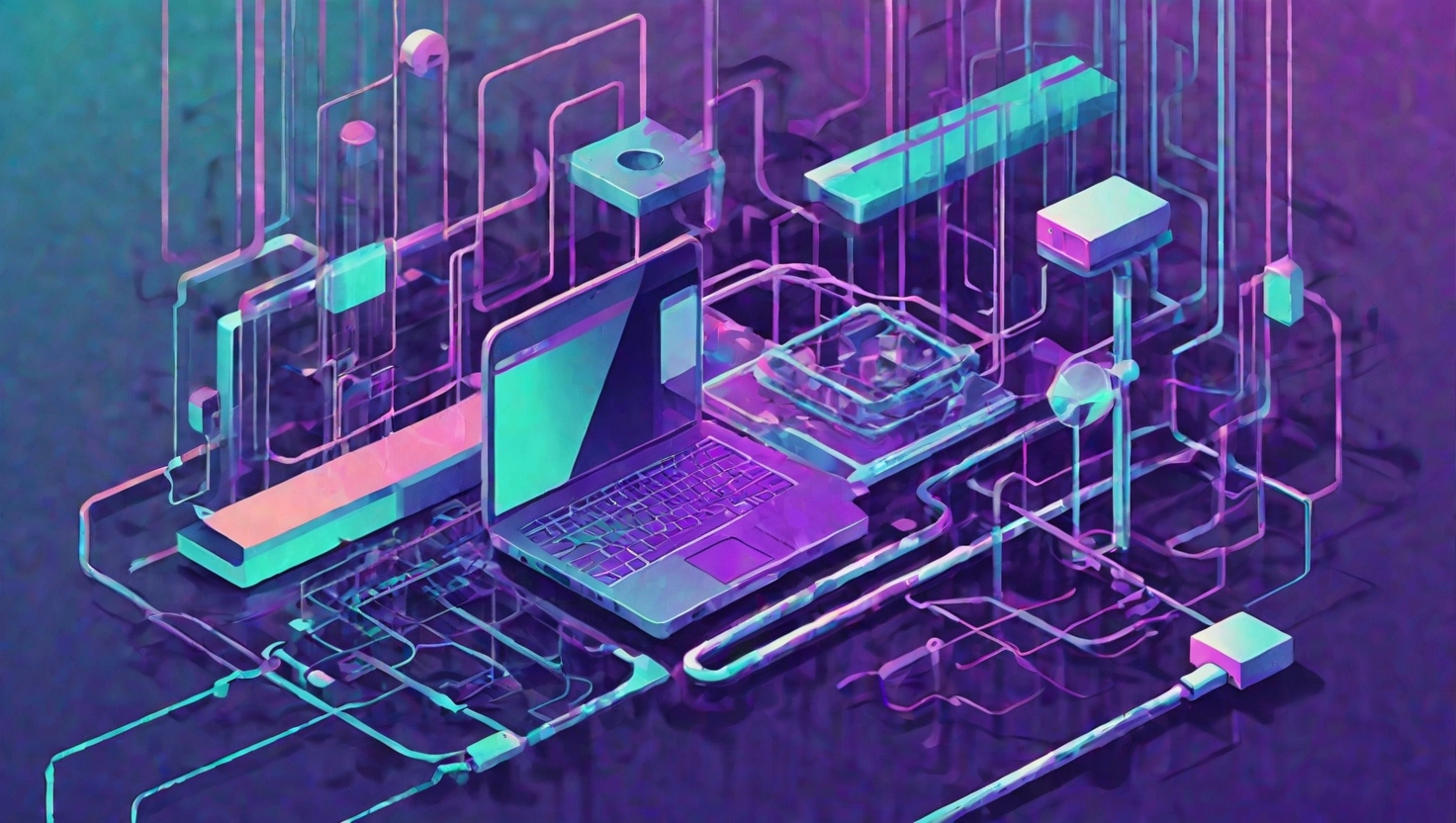 Elixir and Phoenix logos over abstract code patterns