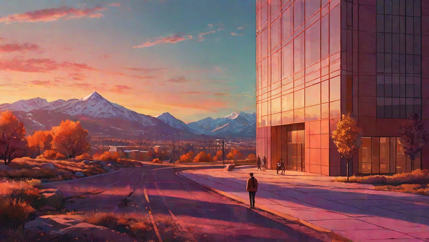 Mountain landscape in Colorado representing a new beginning